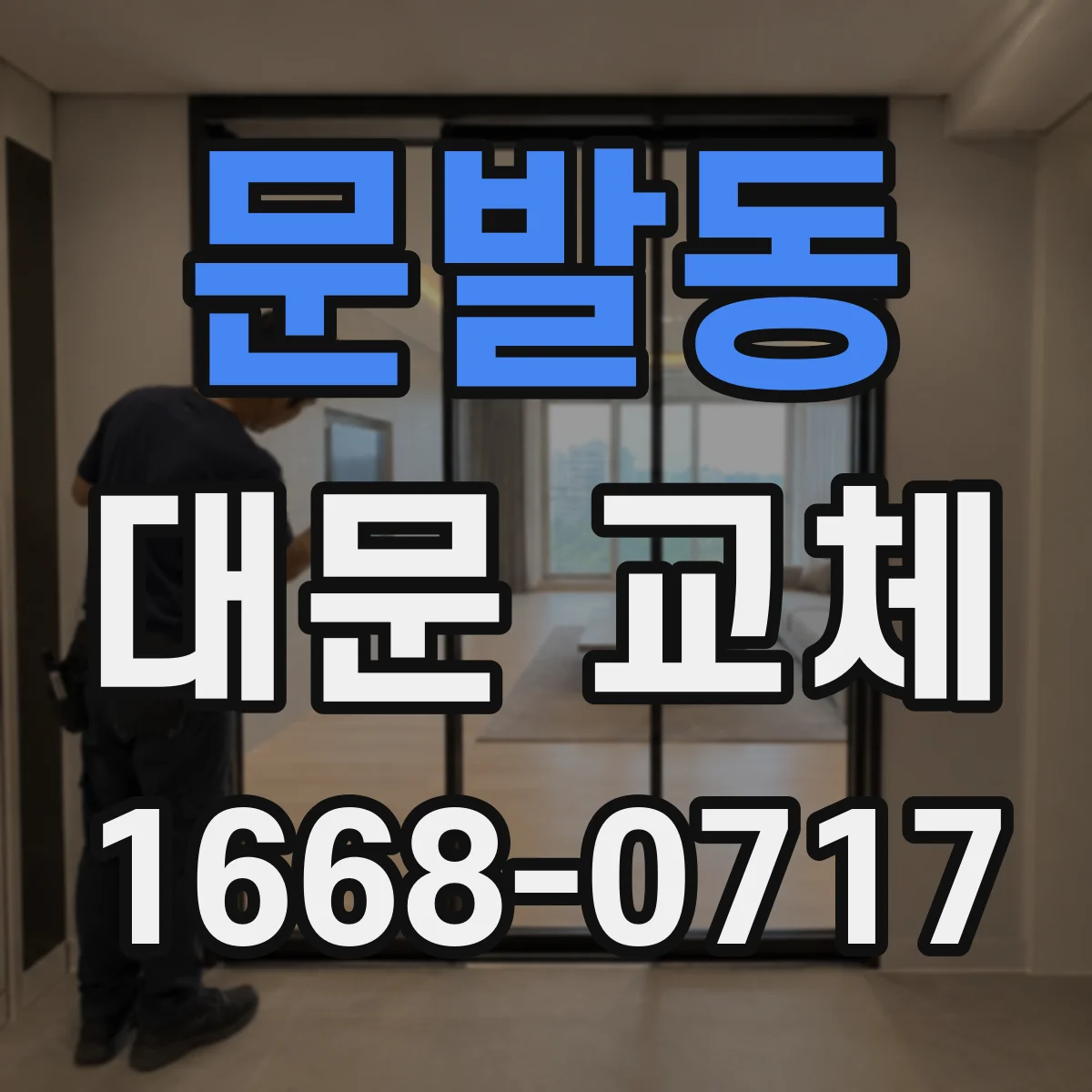 문발동 대문 교체