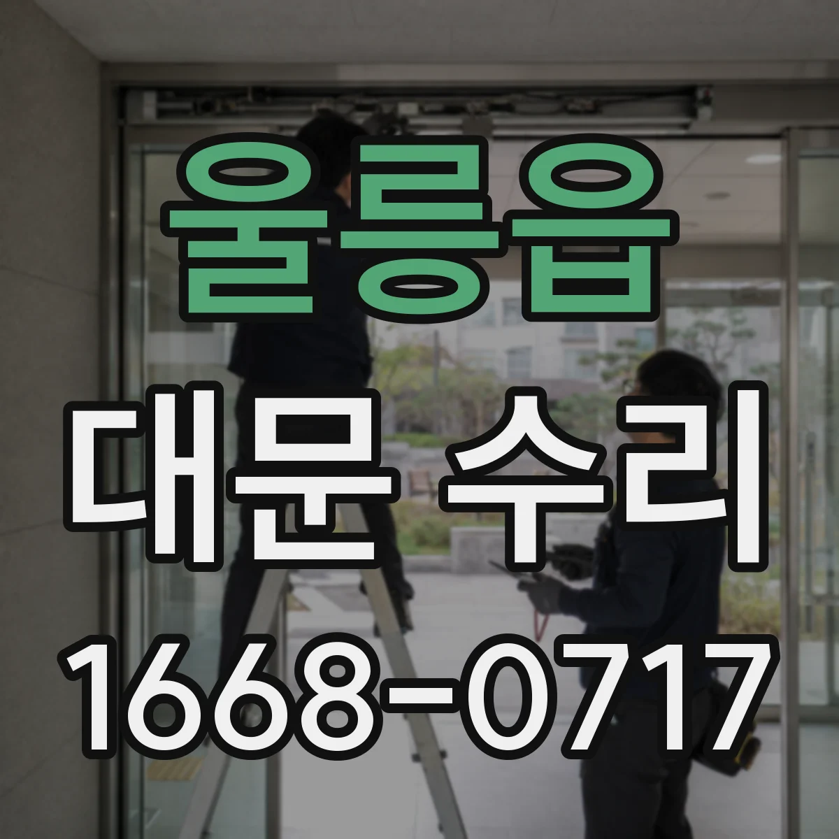 울릉읍 대문 수리