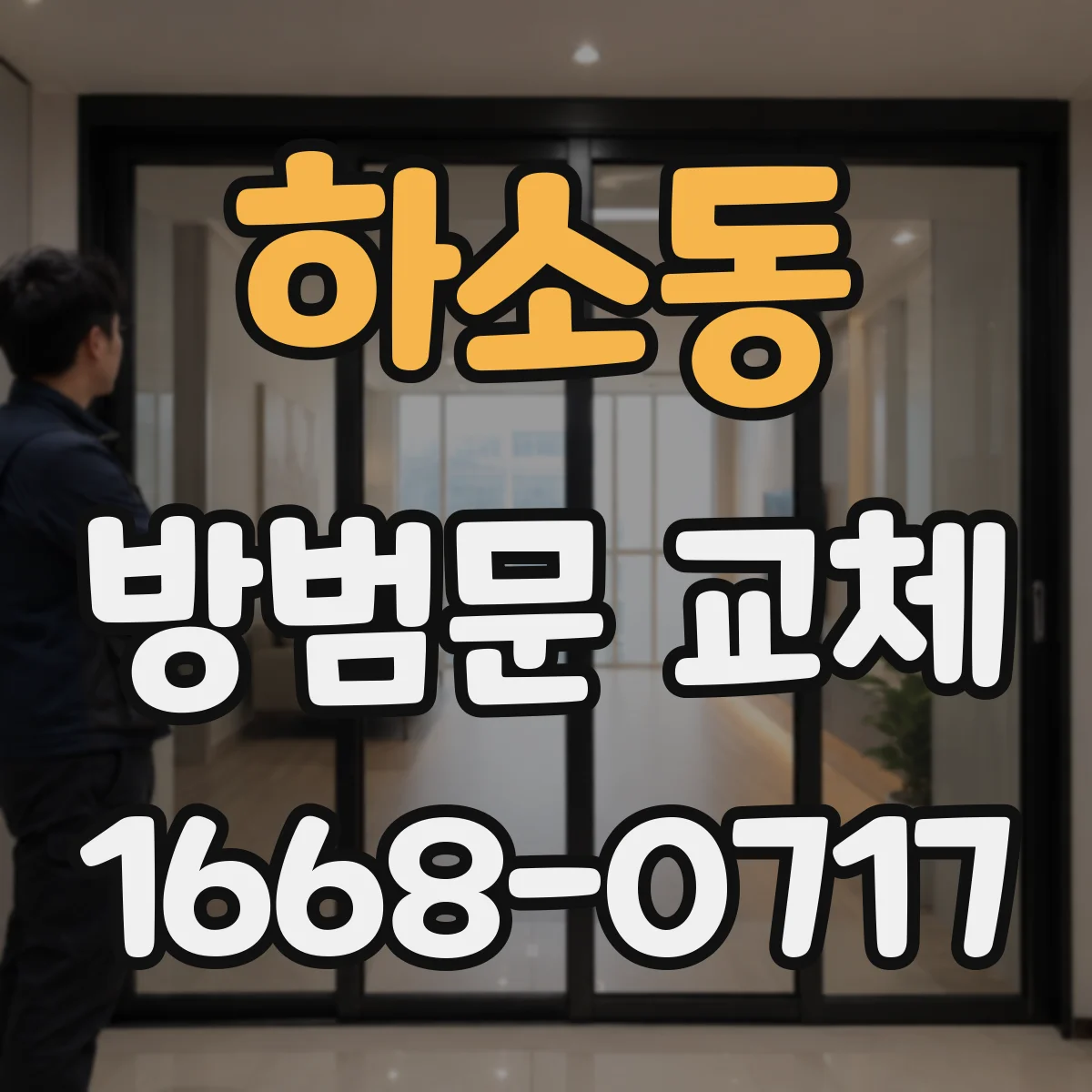 하소동 방범문 교체
