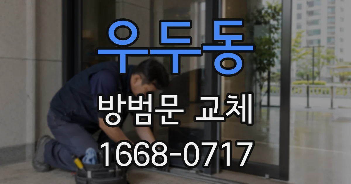우두동 방범문 교체