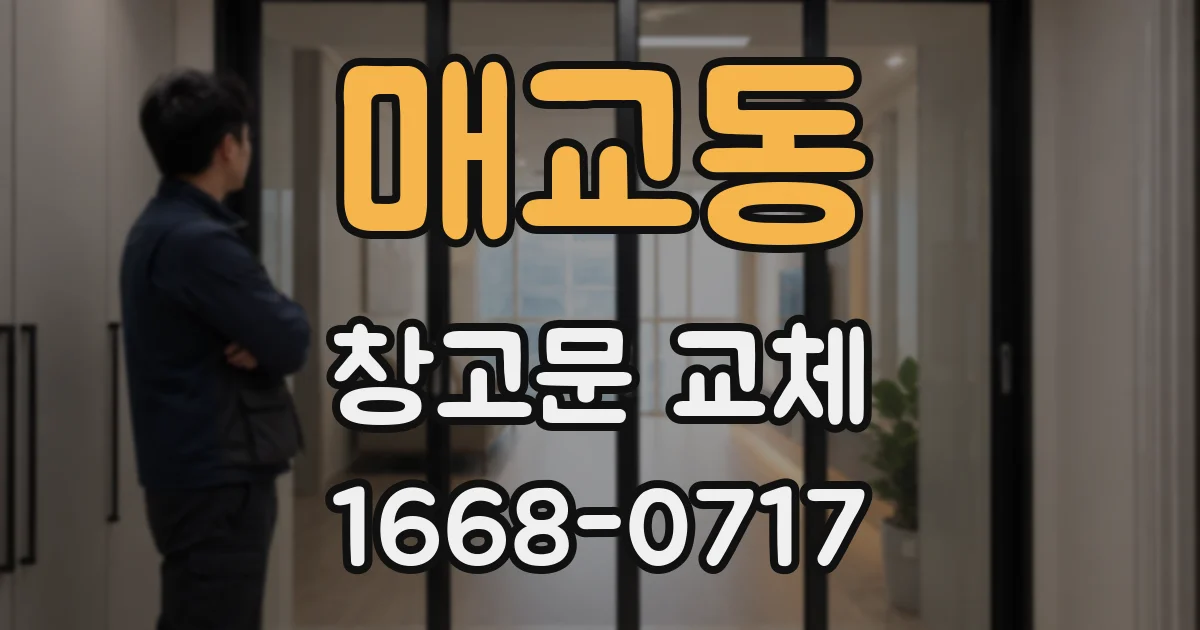 매교동 창고문 교체
