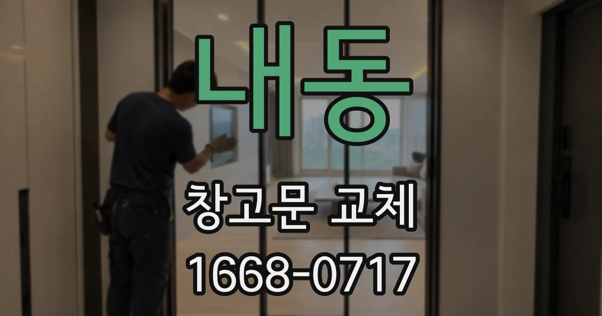 내동 창고문 교체