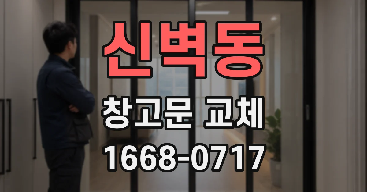 신벽동 창고문 교체