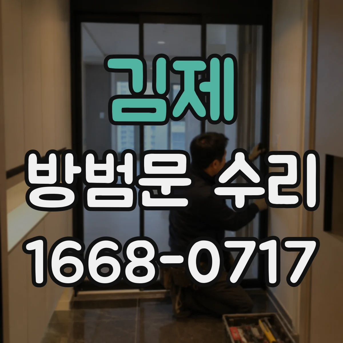 김제 방범문 수리 문틀까지 손상됐다면 어디부터 고쳐야 할까
