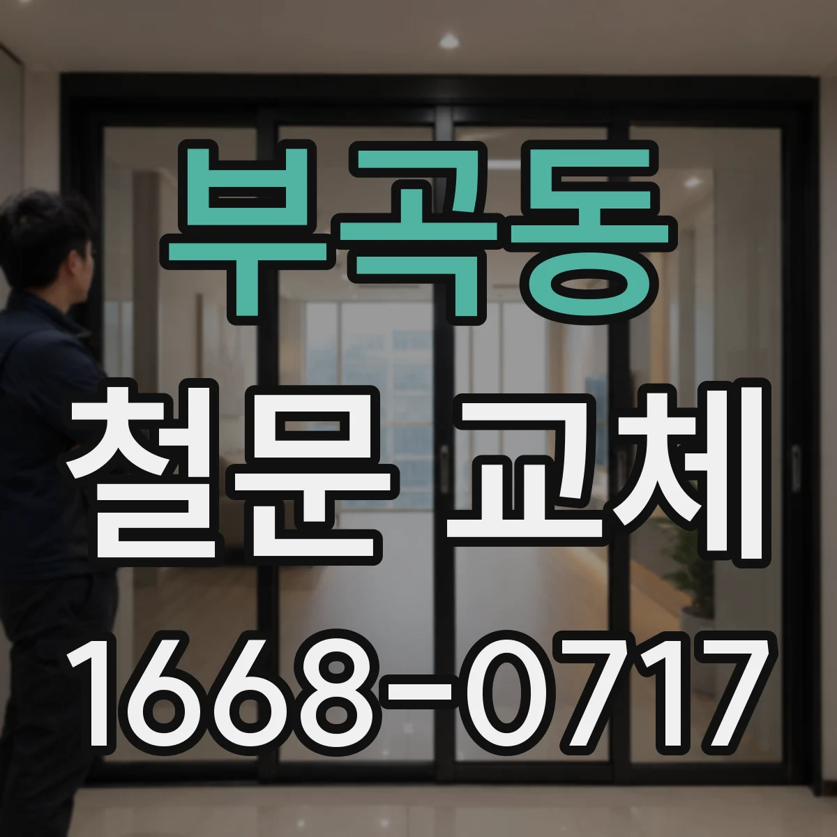부곡동 철문 교체