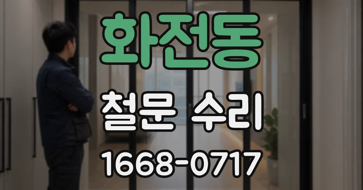 화전동 철문 수리