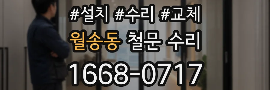 월송동 철문 수리