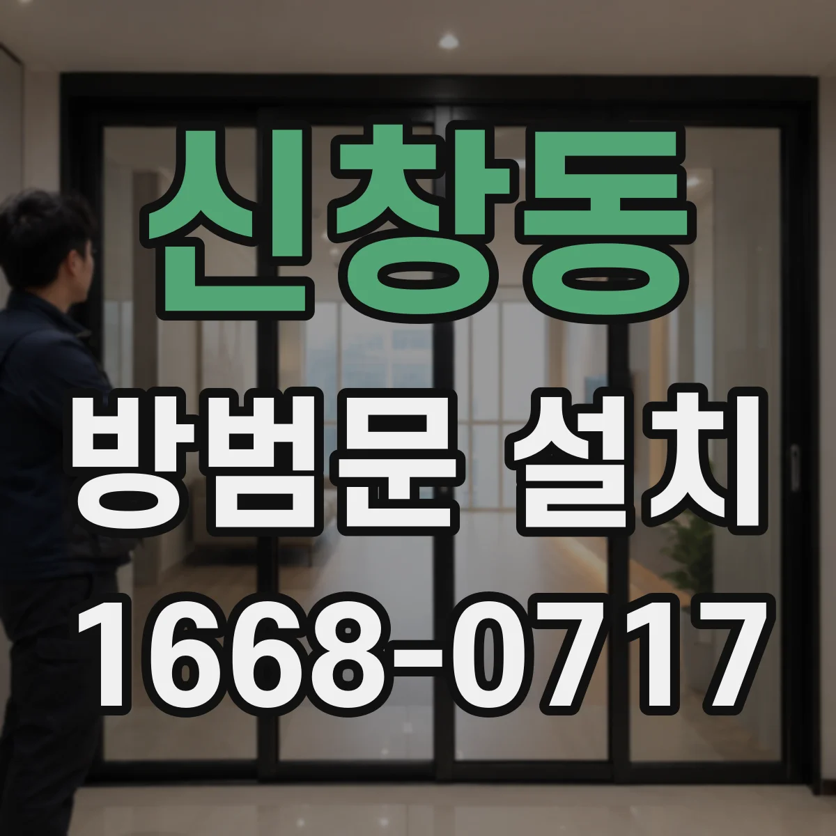 신창동 방범문 설치