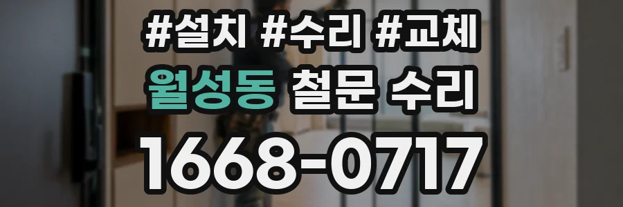 월성동 철문 수리