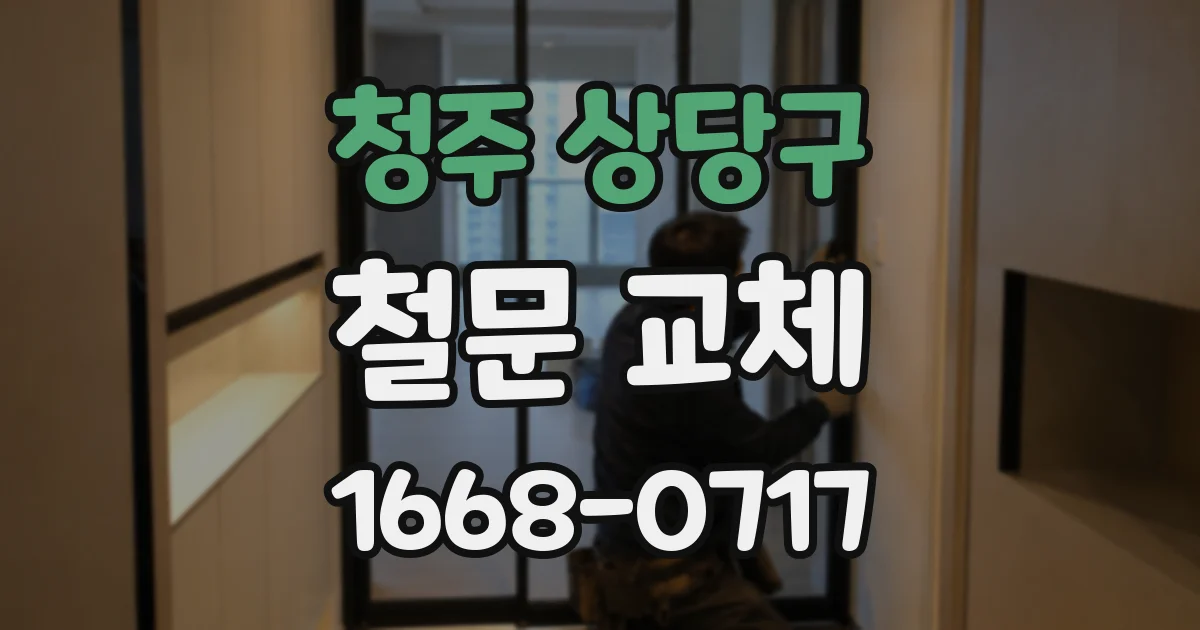 청주 상당구 철문 교체