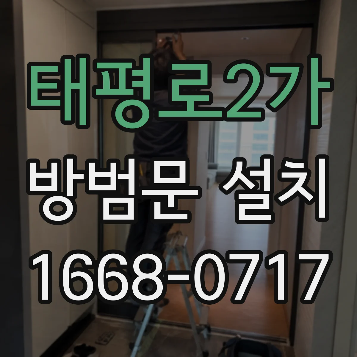 태평로2가 방범문 설치