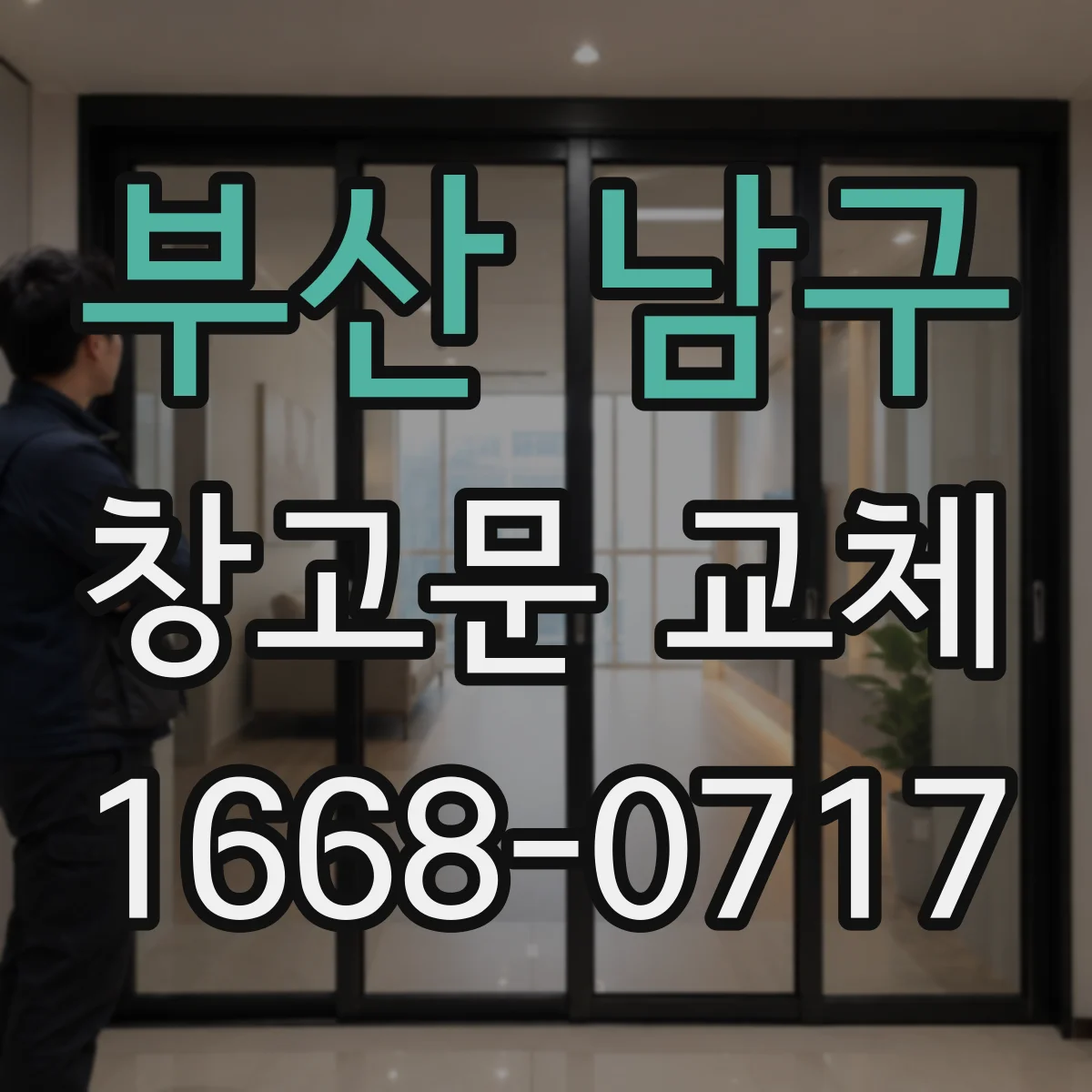 부산 남구 창고문 교체