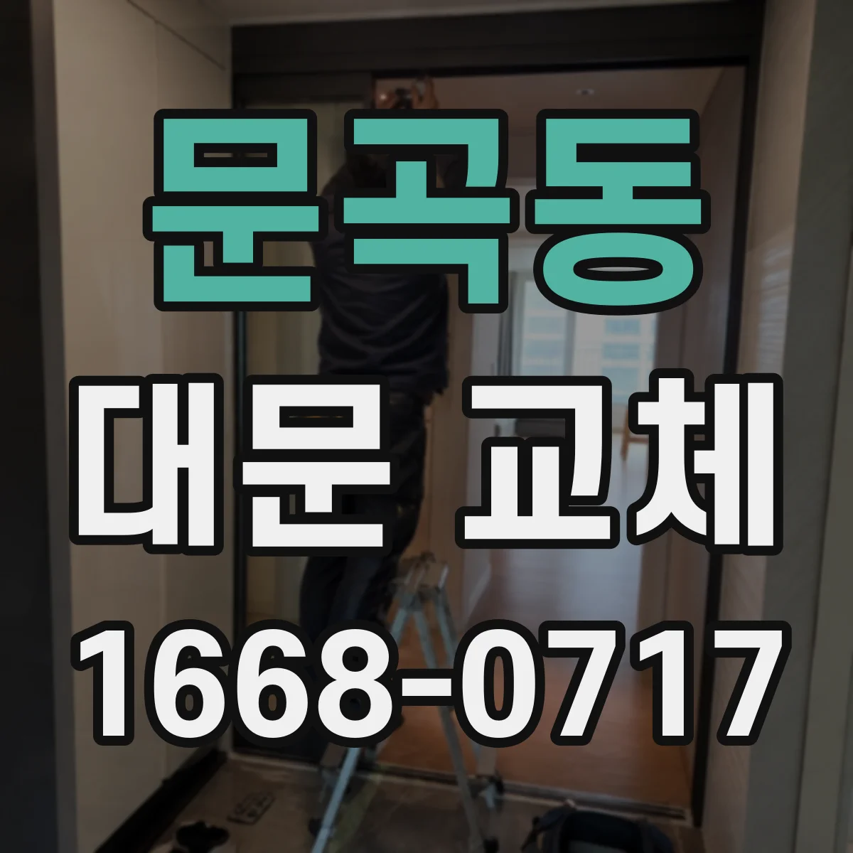 문곡동 대문 교체