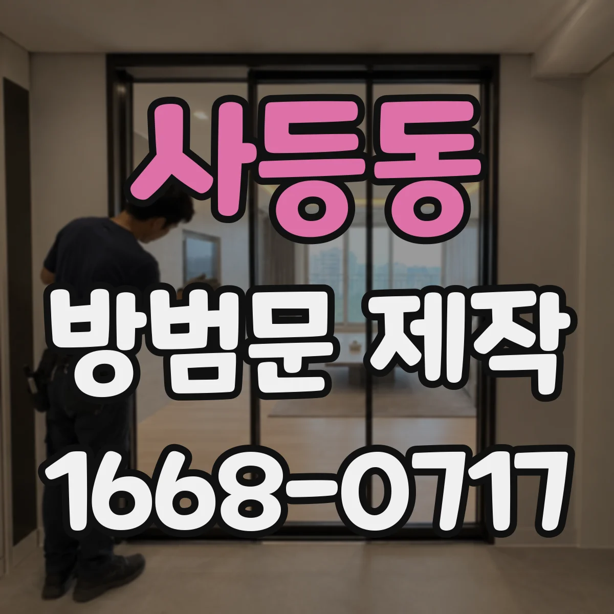 사등동 방범문 제작