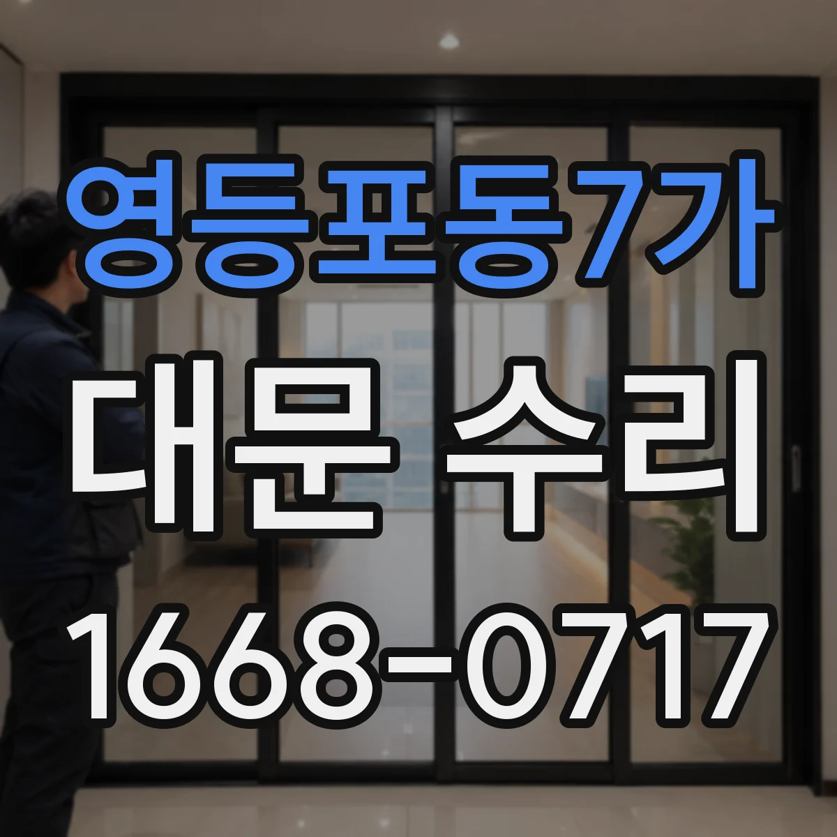영등포동7가 대문 수리