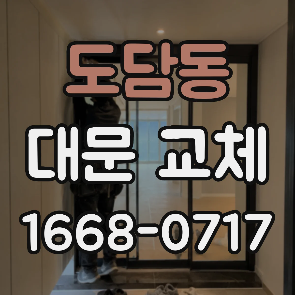 도담동 대문 교체