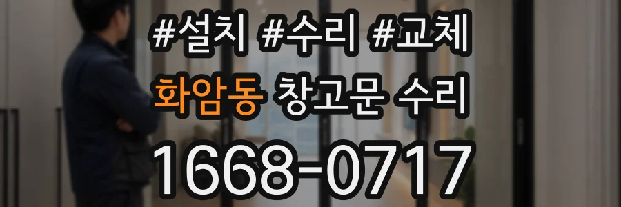 화암동 창고문 수리