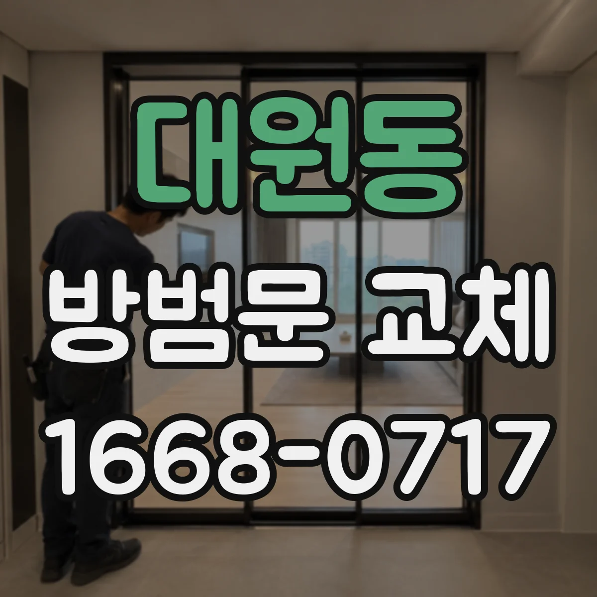 대원동 방범문 교체