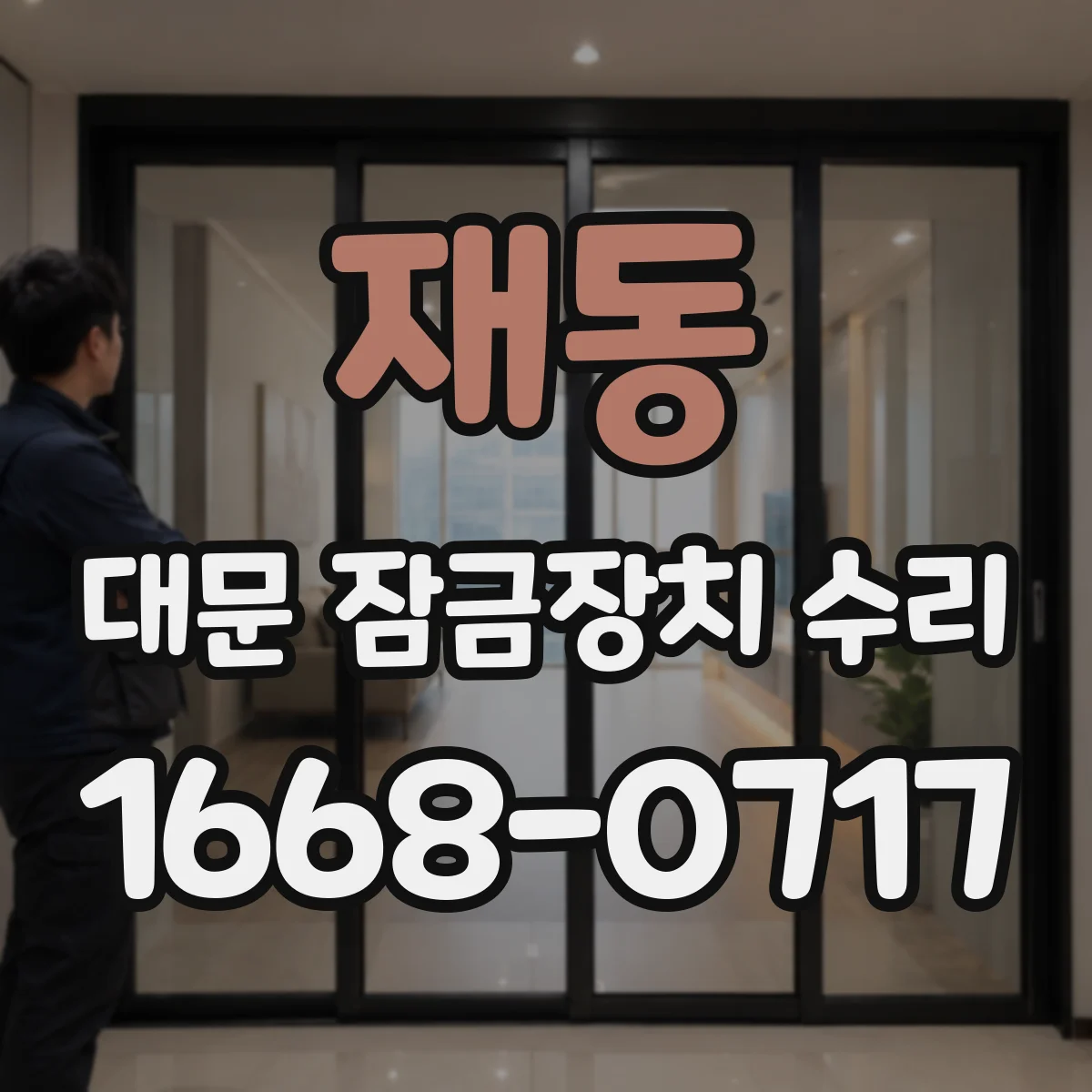 재동 대문 잠금장치 수리