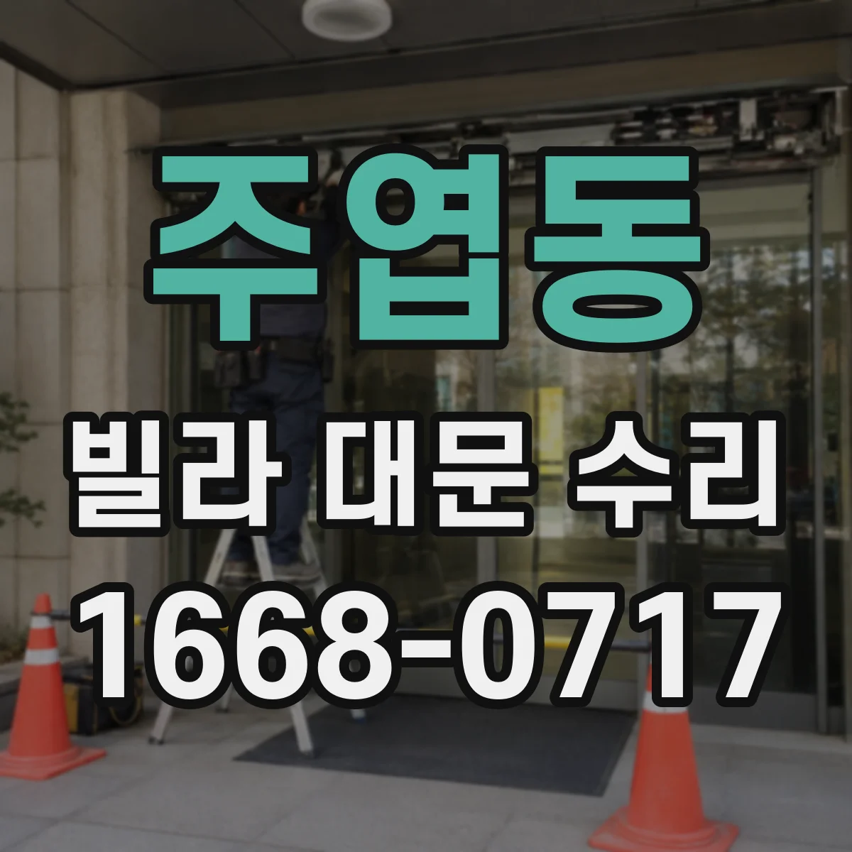 주엽동 빌라 대문 수리