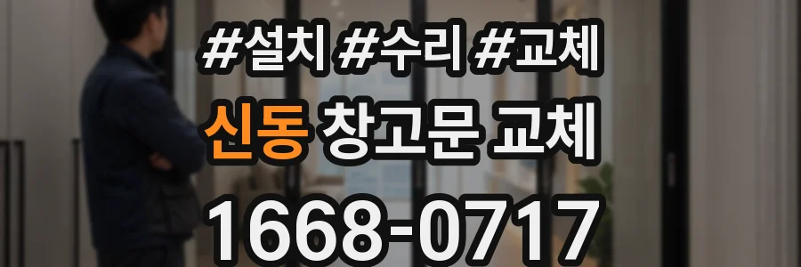 신동 창고문 교체