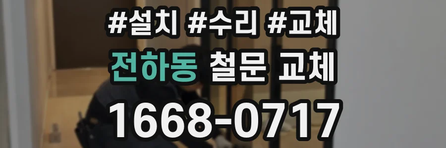 전하동 철문 교체
