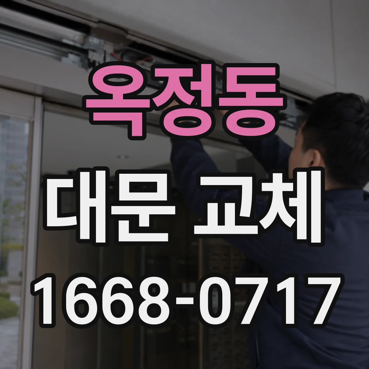 옥정동 대문 교체