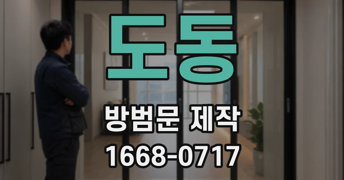 도동 방범문 제작
