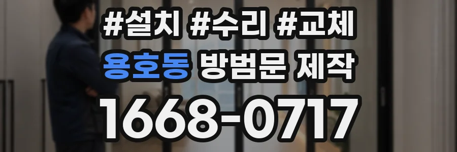 용호동 방범문 제작