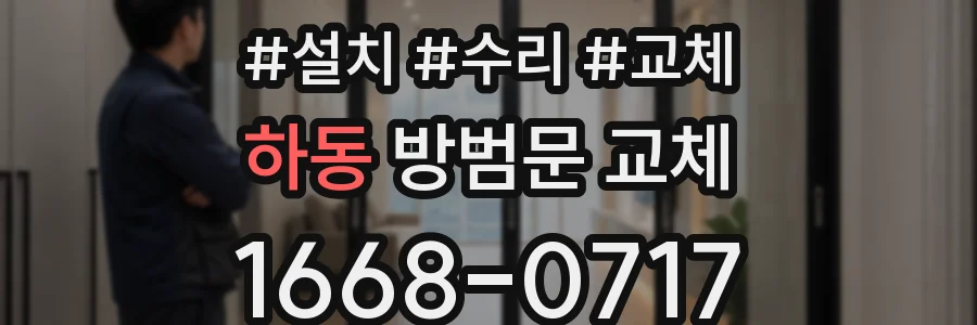 하동 방범문 교체