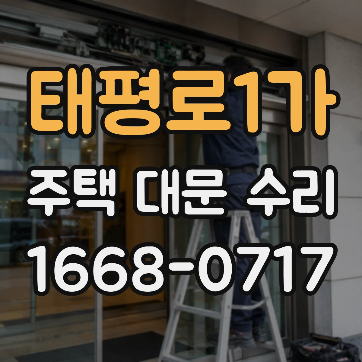 태평로1가 주택 대문 수리
