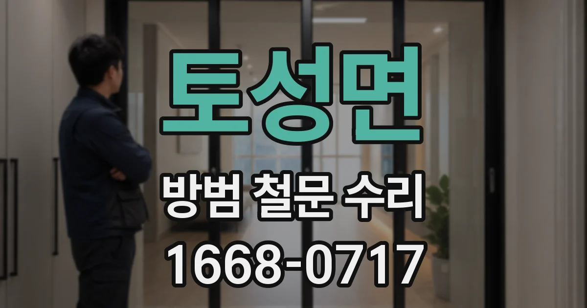 토성면 방범 철문 수리