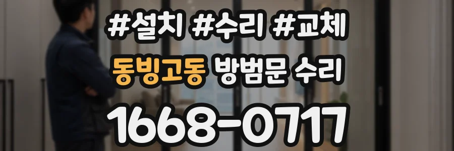 동빙고동 방범문 수리