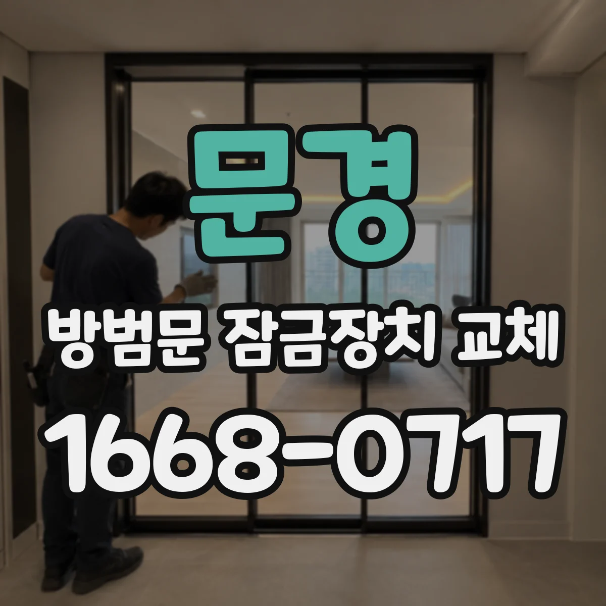 문경 방범문 잠금장치 교체 설치 기사 방문 전에 준비할 내용