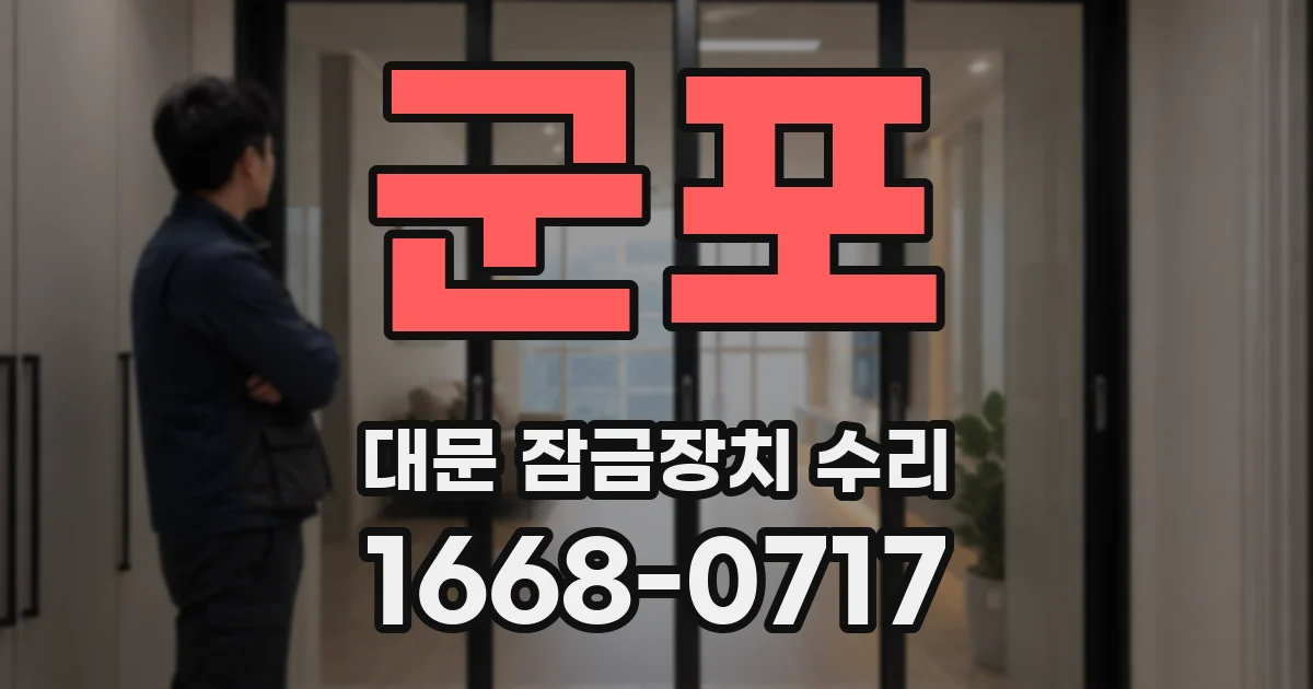 군포 대문 잠금장치 수리