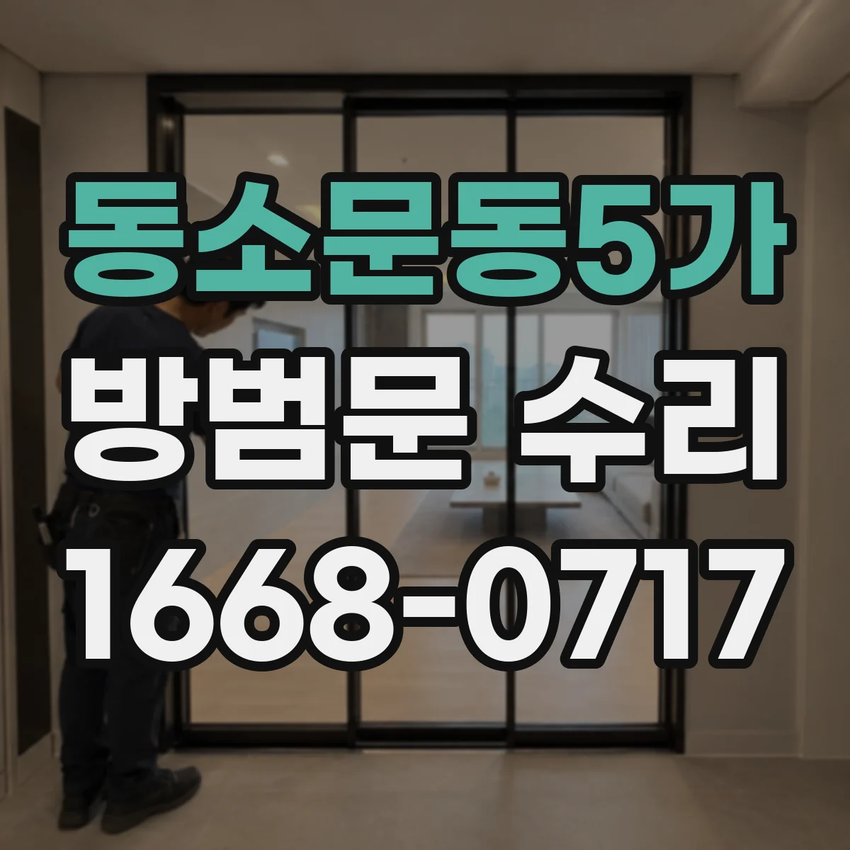 동소문동5가 방범문 수리
