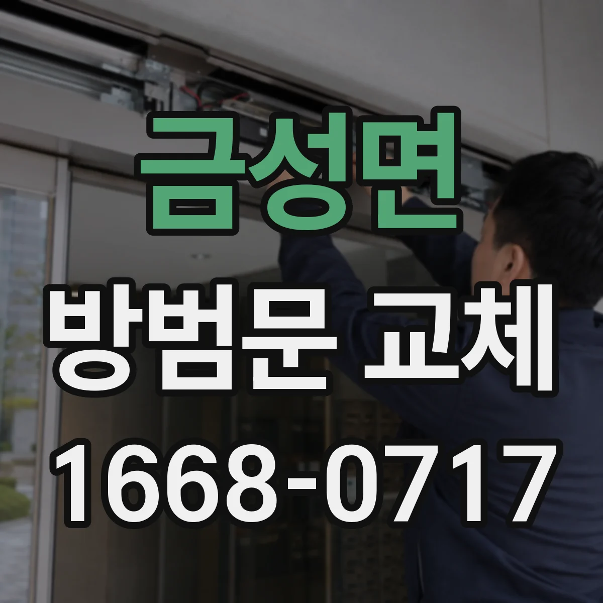 금성면 방범문 교체