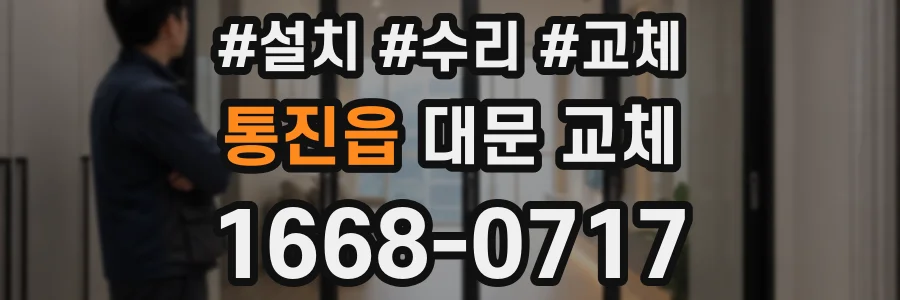 통진읍 대문 교체