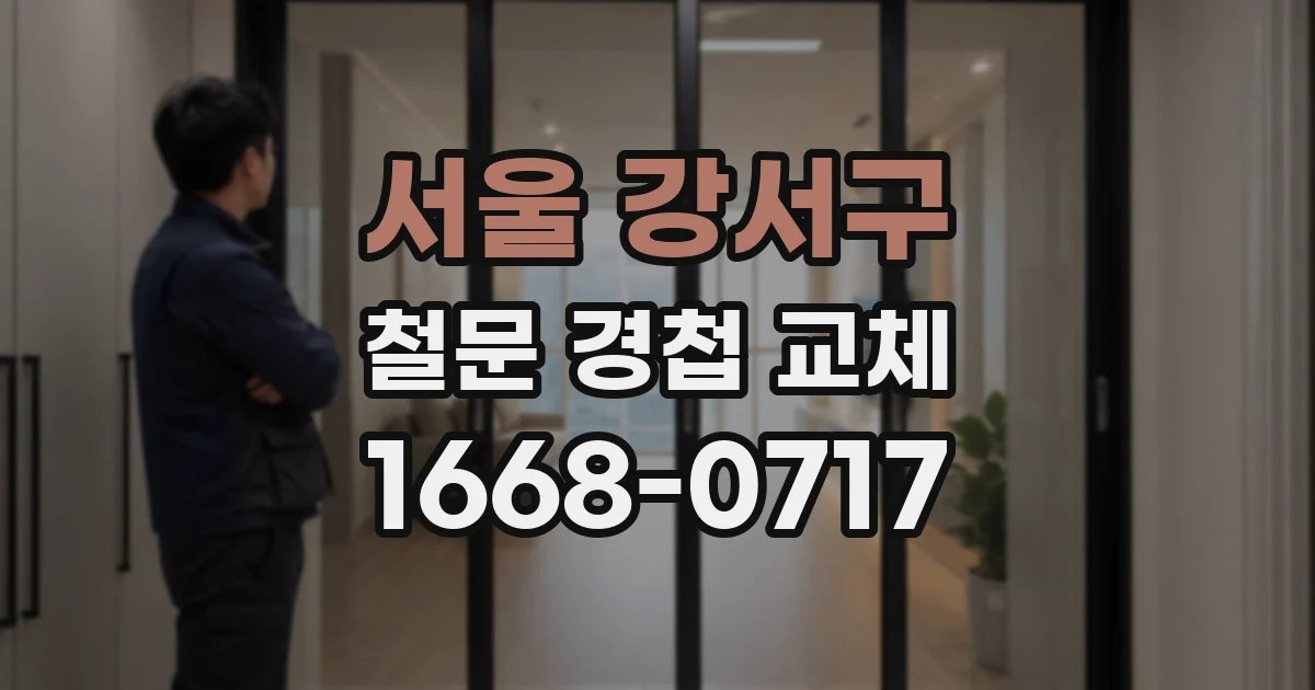 서울 강서구 철문 경첩 교체