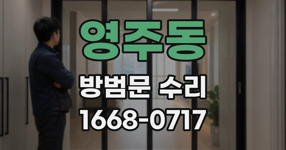 영주동 방범문 수리