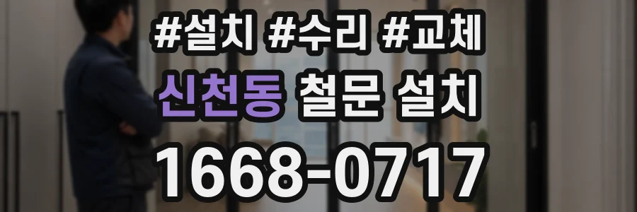 신천동 철문 설치