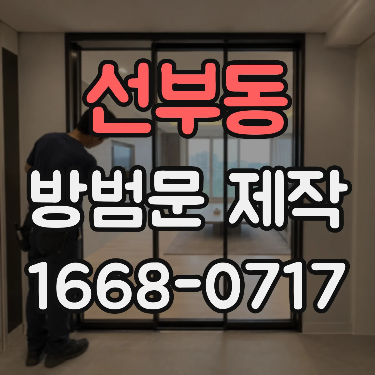 선부동 방범문 제작