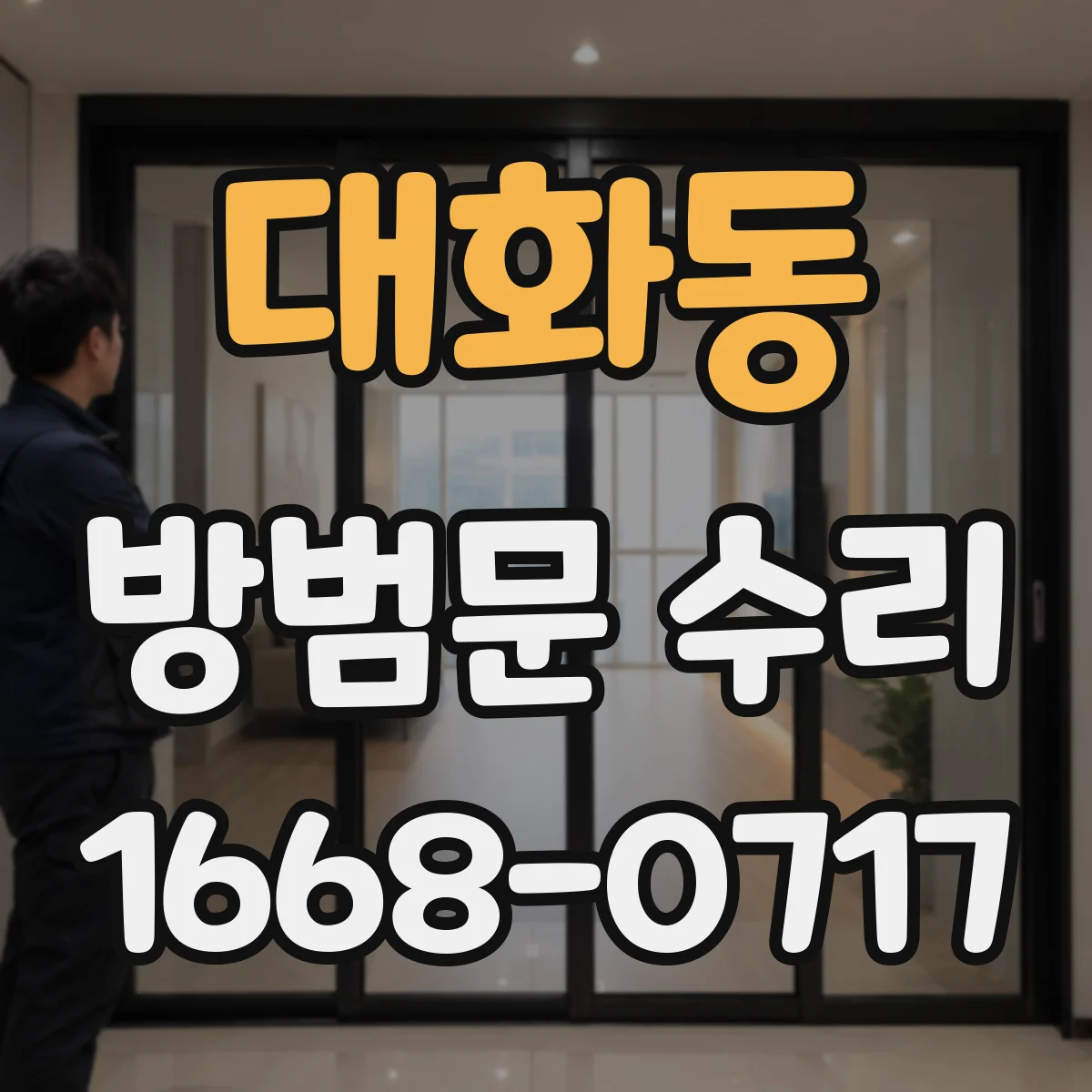 대화동 방범문 수리