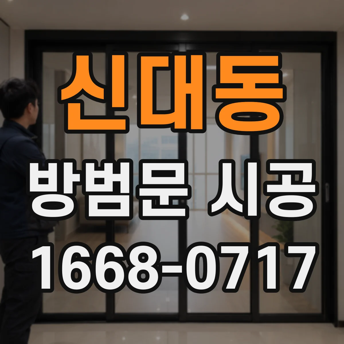 신대동 방범문 시공
