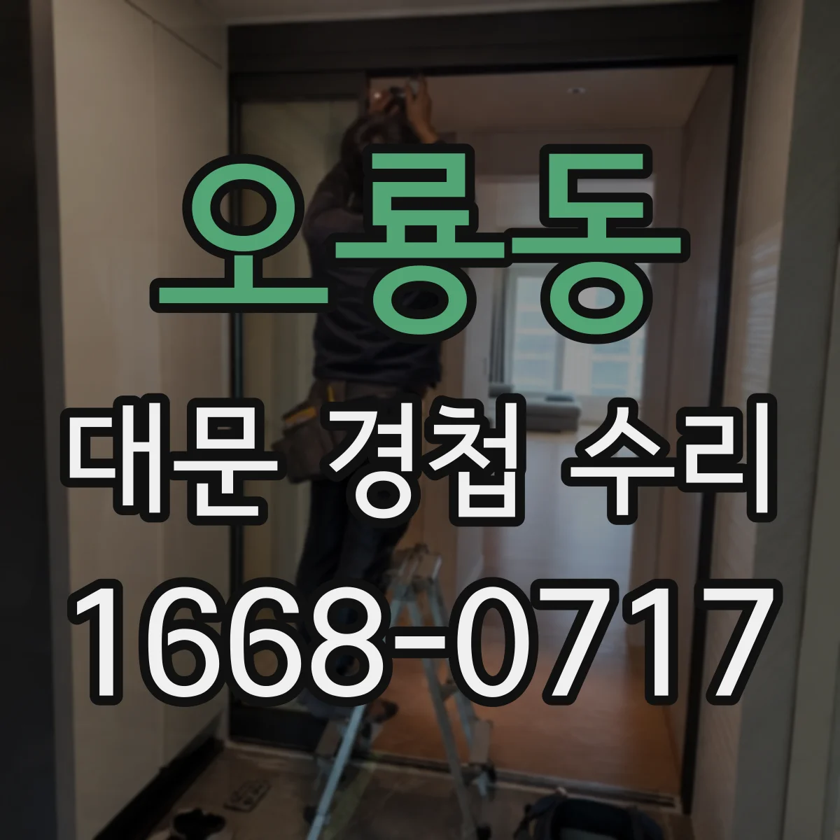 오룡동 대문 경첩 수리