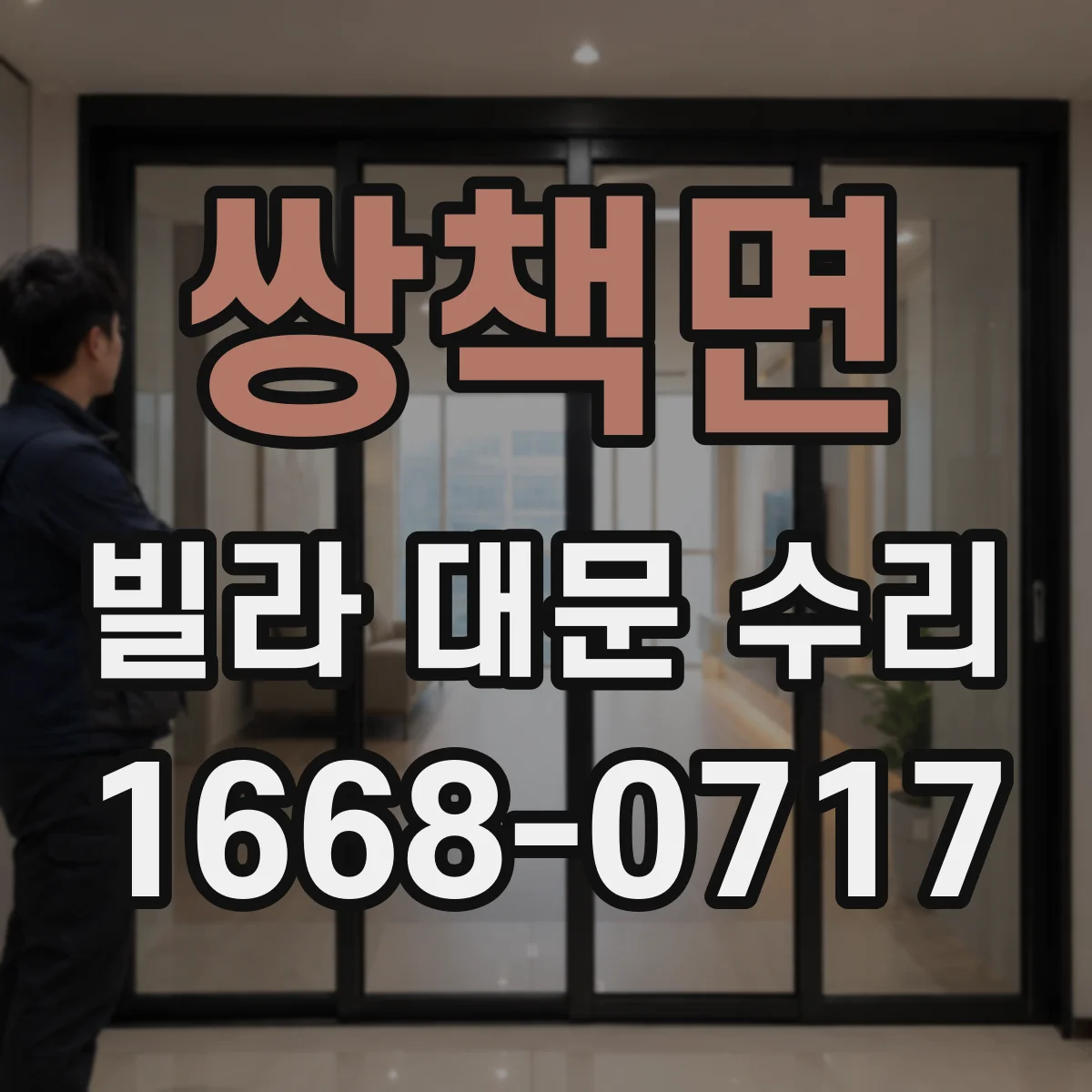 쌍책면 빌라 대문 수리
