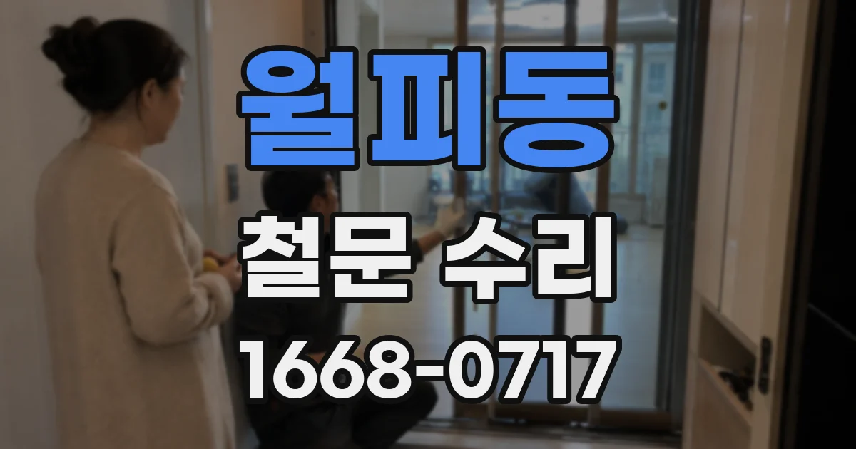 월피동 철문 수리