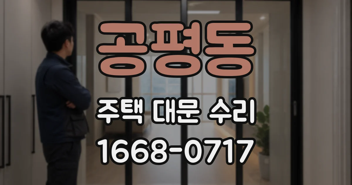 공평동 주택 대문 수리