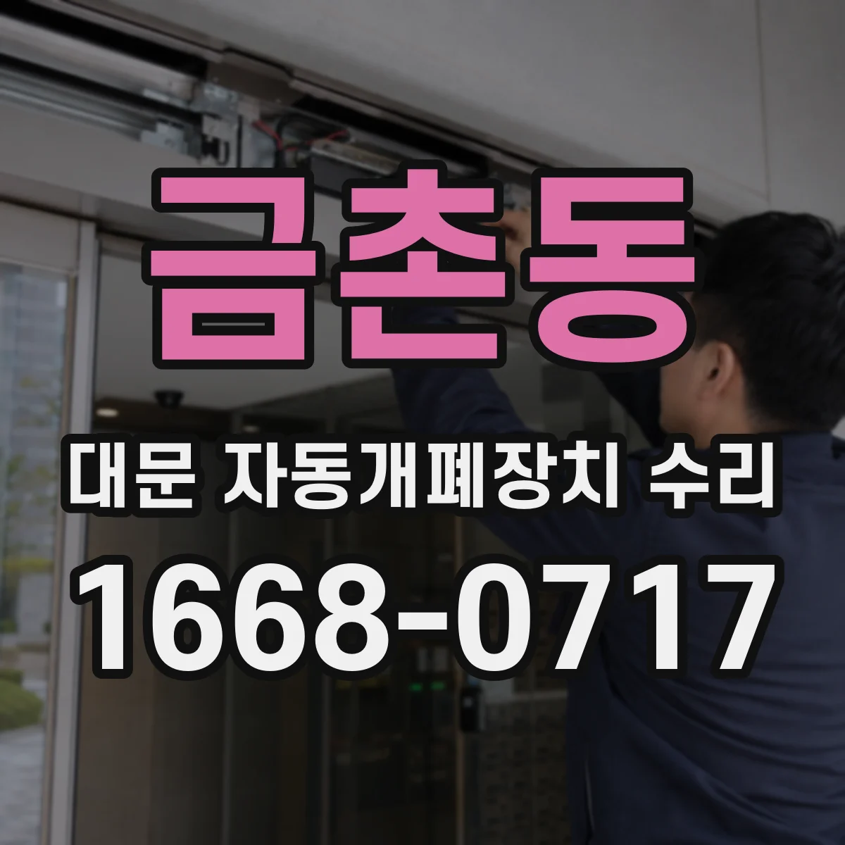 금촌동 대문 자동개폐장치 수리
