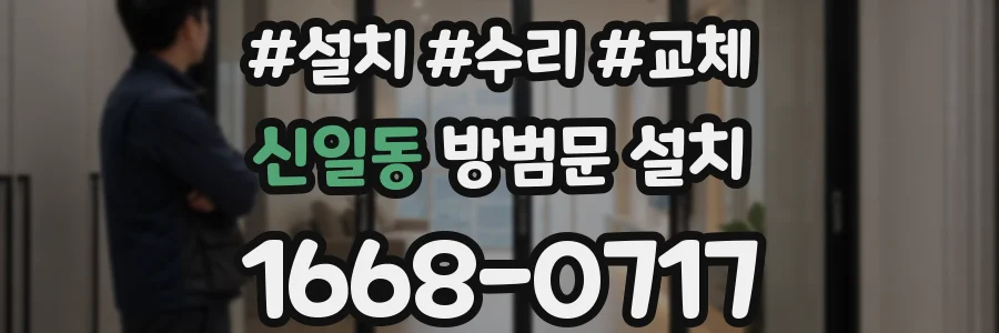 신일동 방범문 설치